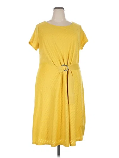 Pre-owned Cato Casual Dress In Yellow