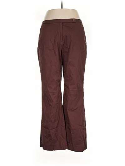 Pre-owned Cato Casual Pants In Burgundy
