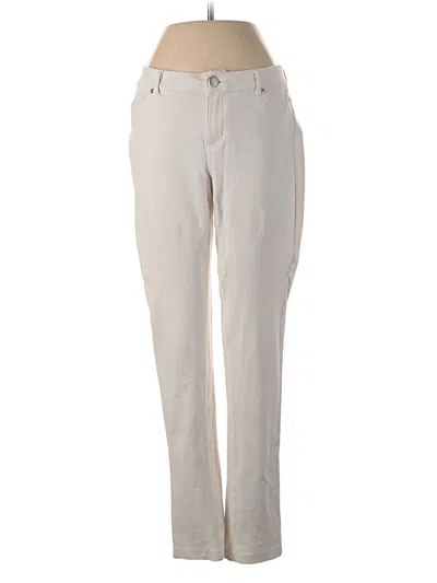 Pre-owned Cato Casual Pants In Ivory