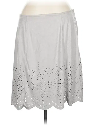 Pre-owned Cato Casual Skirt In Silver
