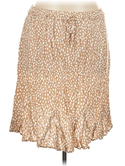 Pre-owned Cato Casual Skirt In Tan