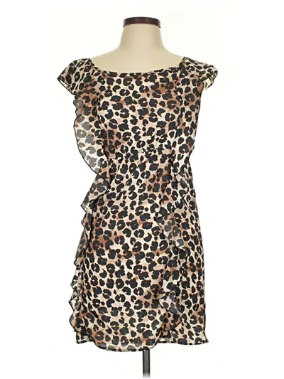 Pre-owned Cato Cocktail Dress In Brown
