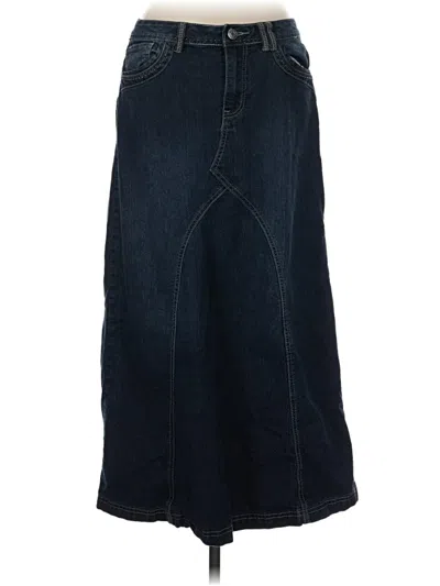 Pre-owned Cato Denim Skirt In Blue