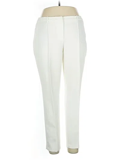 Pre-owned Cato Dress Pants In White