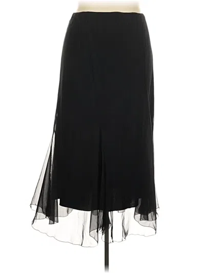 Pre-owned Cato Formal Skirt In Black