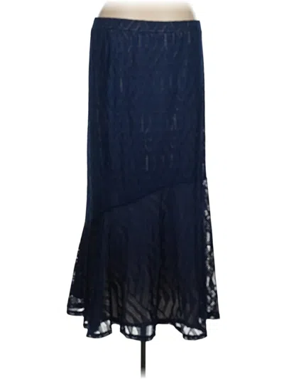 Pre-owned Cato Formal Skirt In Blue