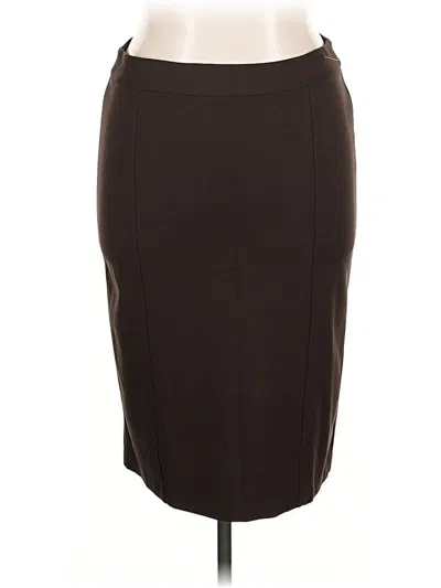 Pre-owned Cato Formal Skirt In Brown