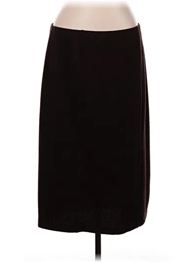 Pre-owned Cato Formal Skirt In Burgundy