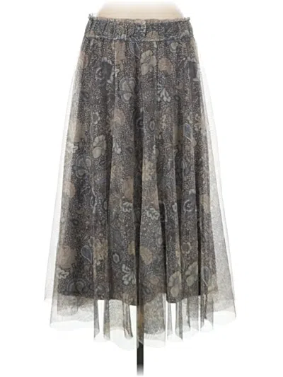 Pre-owned Cato Formal Skirt In Gray