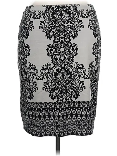Pre-owned Cato Formal Skirt In Gray