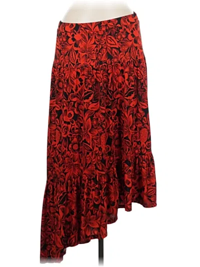 Pre-owned Cato Formal Skirt In Red
