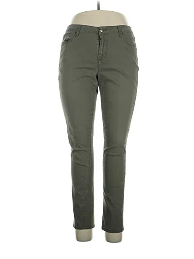 Pre-owned Cato Jeggings In Green
