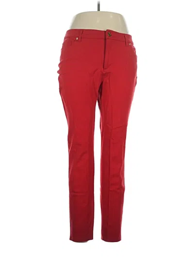 Pre-owned Cato Jeggings In Red