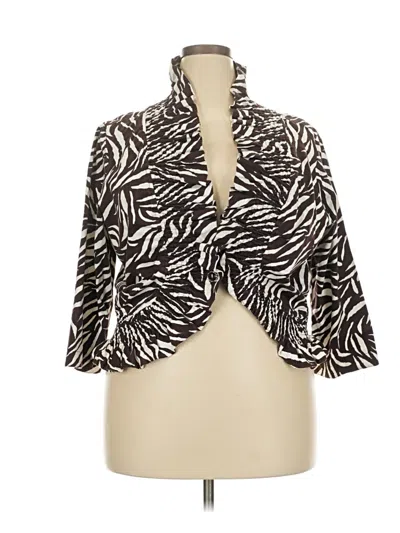 Pre-owned Cato Kimono In Brown