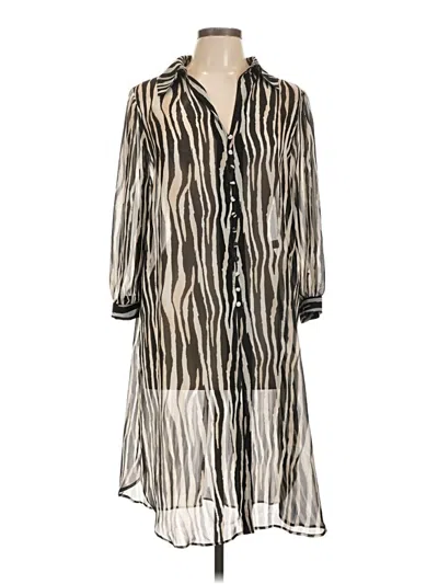 Pre-owned Cato Kimono In Ivory