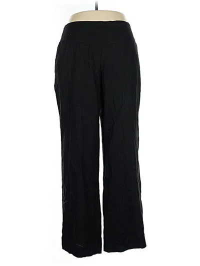 Pre-owned Cato Linen Pants In Black