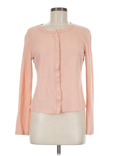 Pre-owned Cato Long Sleeve Blouse In Pink