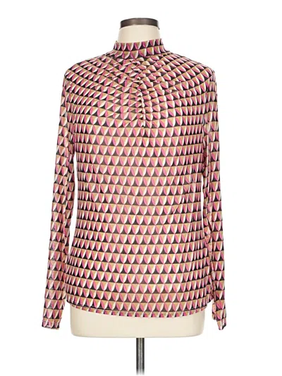 Pre-owned Cato Long Sleeve Blouse In Pink