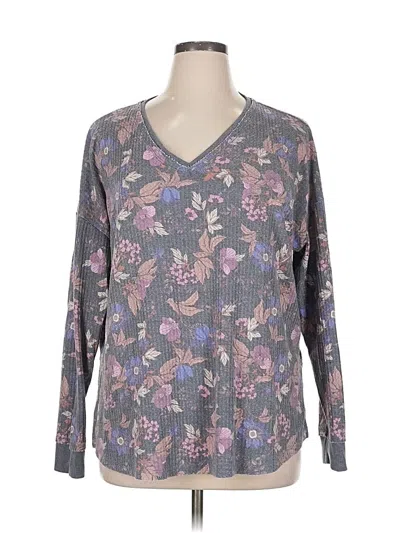 Pre-owned Cato Long Sleeve T-shirt In Gray