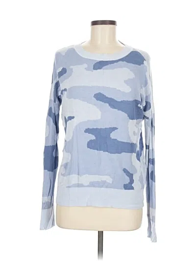 Pre-owned Cato Long Sleeve Top Blue Boatneck Tops