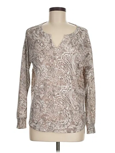 Pre-owned Cato Long Sleeve T-shirt In Tan