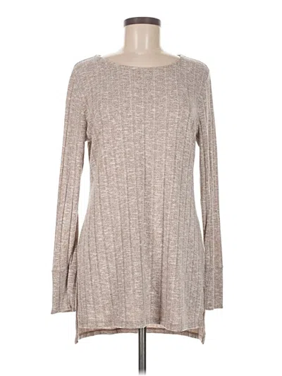 Pre-owned Cato Long Sleeve T-shirt In Tan