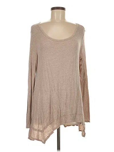 Pre-owned Cato Long Sleeve T-shirt In Tan