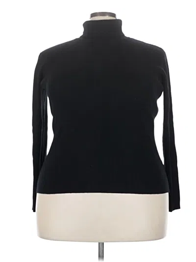 Pre-owned Cato Long Sleeve Turtleneck In Black