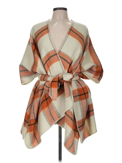 Pre-owned Cato Poncho In Orange