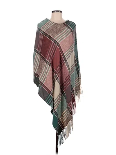 Pre-owned Cato Poncho In Tan
