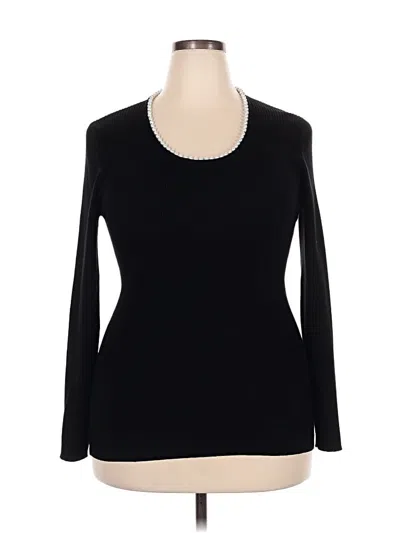 Pre-owned Cato Pullover Sweater In Black