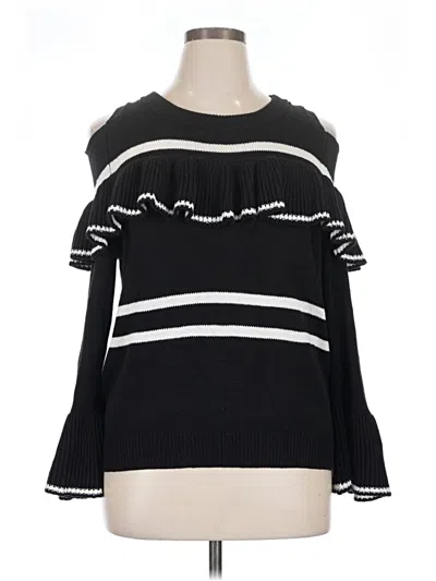 Pre-owned Cato Pullover Sweater In Black