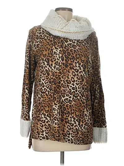 Pre-owned Cato Pullover Sweater In Brown