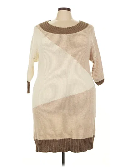 Pre-owned Cato Pullover Sweater In Brown