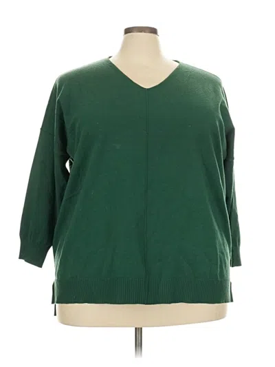 Pre-owned Cato Pullover Sweater In Green
