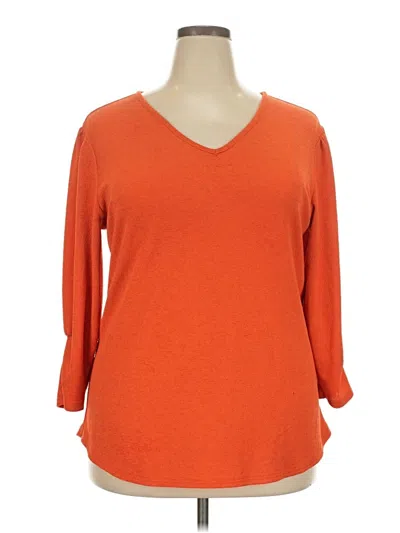 Pre-owned Cato Pullover Sweater In Orange