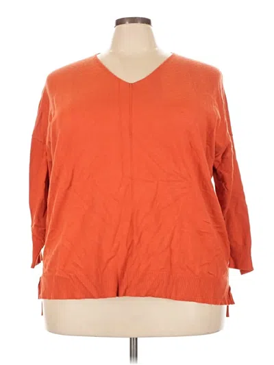 Pre-owned Cato Pullover Sweater In Orange