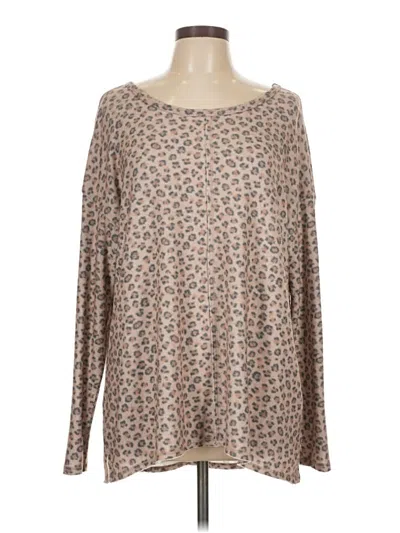 Pre-owned Cato Pullover Sweater In Tan