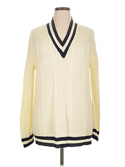 Pre-owned Cato Pullover Sweater In White