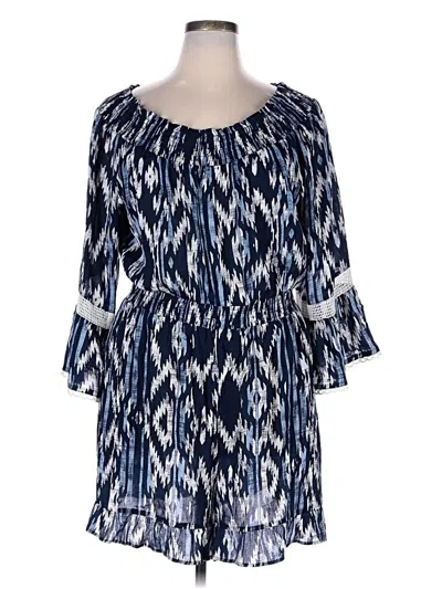 Pre-owned Cato Romper In Blue