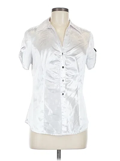 Pre-owned Cato Short Sleeve Polo Shirt In Silver