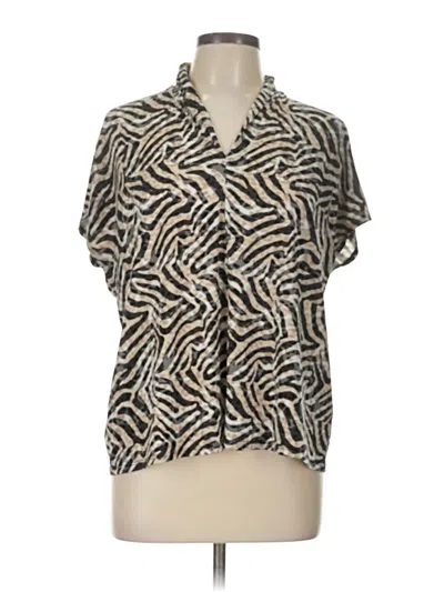 Pre-owned Cato Short Sleeve Polo Shirt In Tan