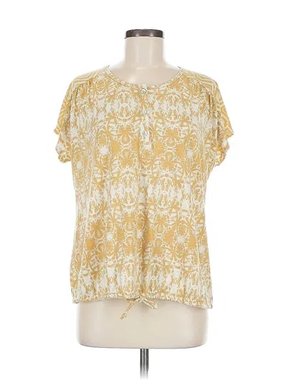 Pre-owned Cato Short Sleeve T-shirt In Gold