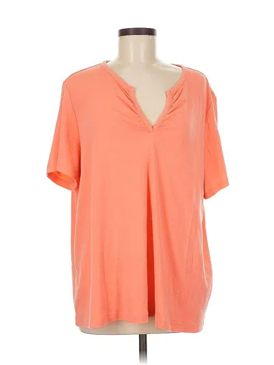 Pre-owned Cato Short Sleeve T-shirt In Orange