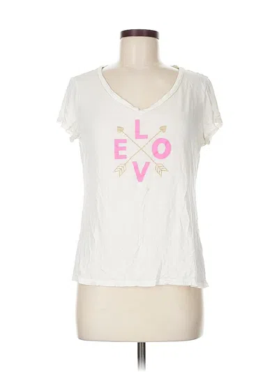 Pre-owned Cato Short Sleeve T-shirt In White