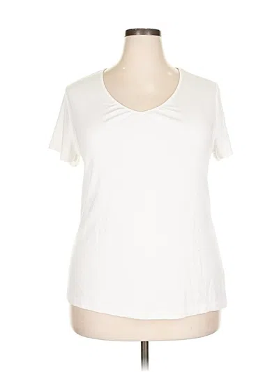 Pre-owned Cato Short Sleeve T-shirt In White