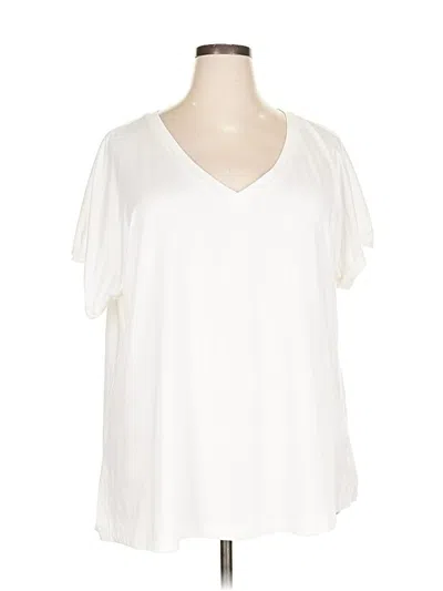 Pre-owned Cato Short Sleeve T-shirt In White