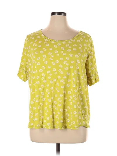 Pre-owned Cato Short Sleeve T-shirt In Yellow