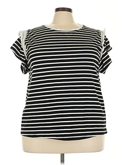 Pre-owned Cato Short Sleeve T-shirt In Black