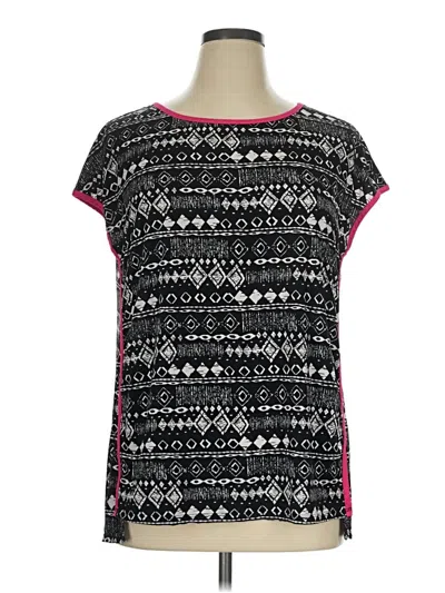 Pre-owned Cato Short Sleeve T-shirt In Black